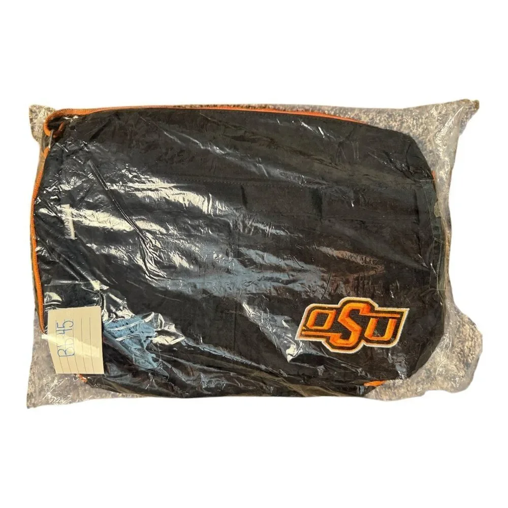 NWOT Alan Stuart Black Oklahoma State University Messenger Bag